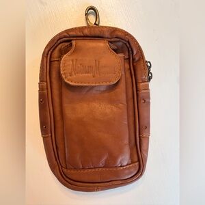 VTG Neiman Marcus Leather Travel Pouch
